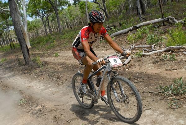 Geeni Yong Choi (Team Korea) races in stage 9