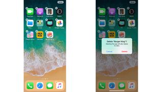 How to delete apps from an iPhone