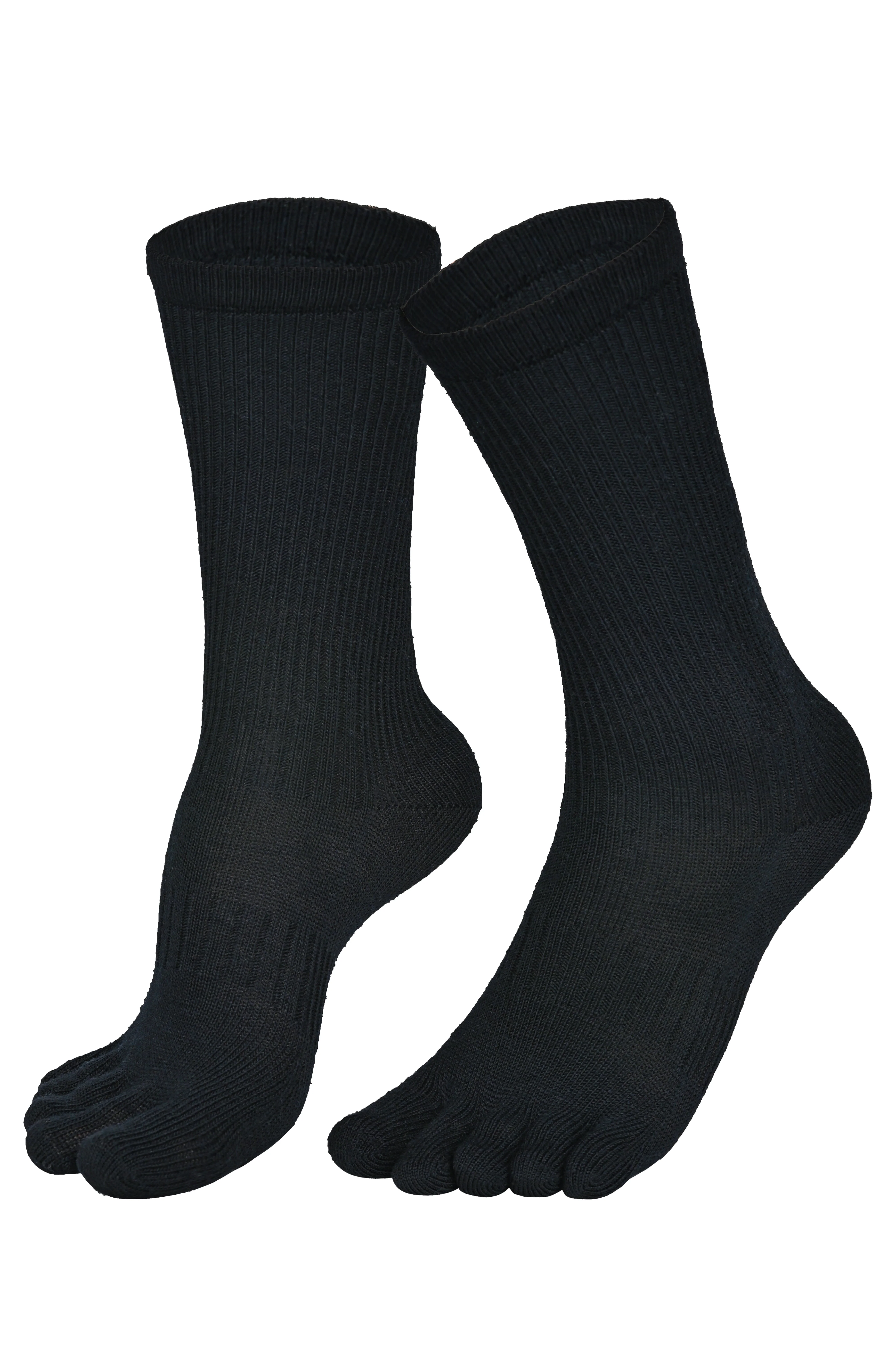 Norfolk, Bruges - Crew Length Merino Wool Walking Toe Socks
