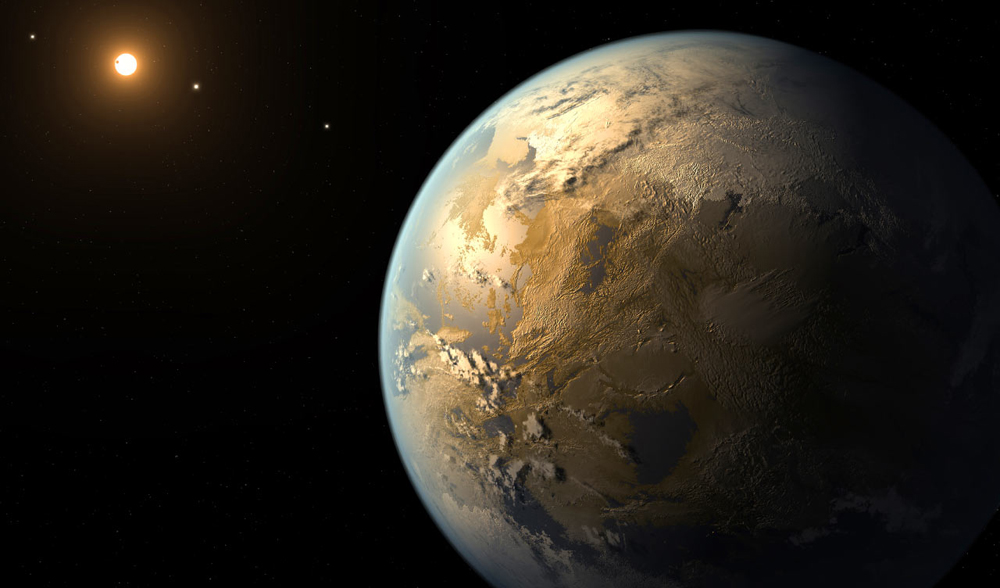 Artist&#039;s impression of Kepler 186f