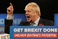 Boris Johnson campaigning