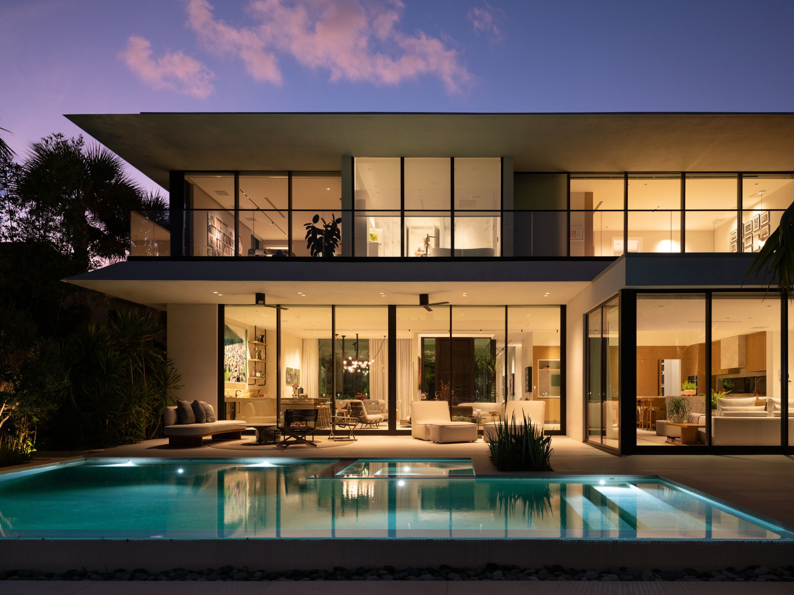 wallpaper.com - Jonathan Bell - A waterfront home in Miami surrounded by rich foliage