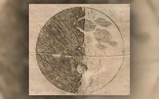 One of Galileo's moon illustrations from "Sidereus Nuncius."
