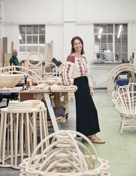 Lulu Lytle in a design studio