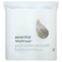 essential Waitrose White Ultra Soft Bathroom Tissue | £3.70 at Waitrose