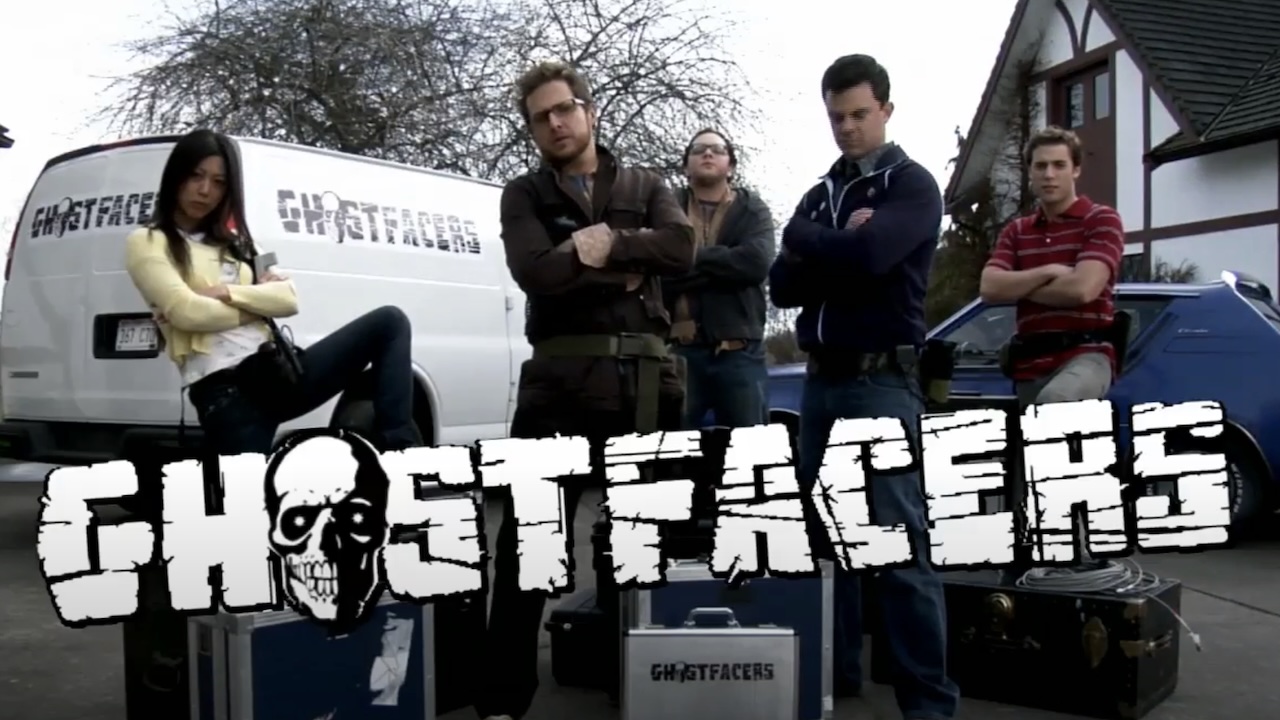 Ghostfacers title screen in Supernatural