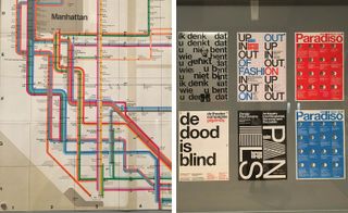The show also highlights iconic examples of graphic design, from Massimo Vignelli’s iconic 1972 New York