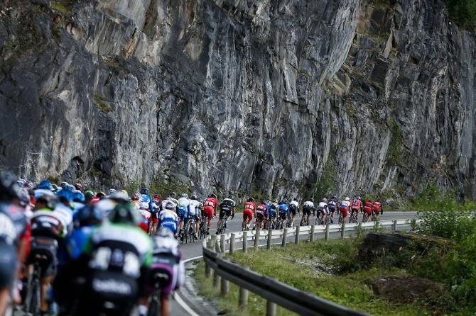 Some spectacular scenery during stage 1 at the Arctic Race of Norway