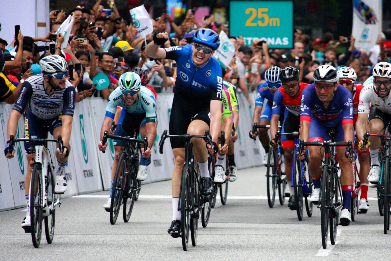 Le Tour de Langkawi 2020 25th Edition 3rd Stage Temerloh Kuala Lumpur 1625 km 09022020 Max Walscheid GER NTT Pro Cycling Riccardo Minali ITA Nippo Delko One Provence Ahmet Orken TUR Team Sapura photo Amedeo TabiniBettiniPhoto2020