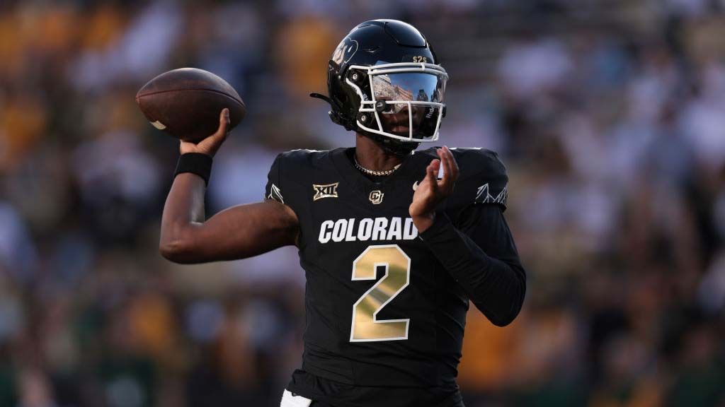 Sheduer Sanders of the Colorado Buffaloes