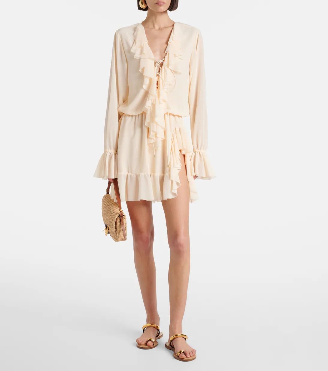 Bananhot, Bellen ruffled minidress