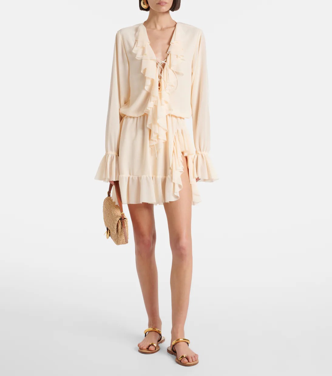 Bananhot, Bellen ruffled minidress