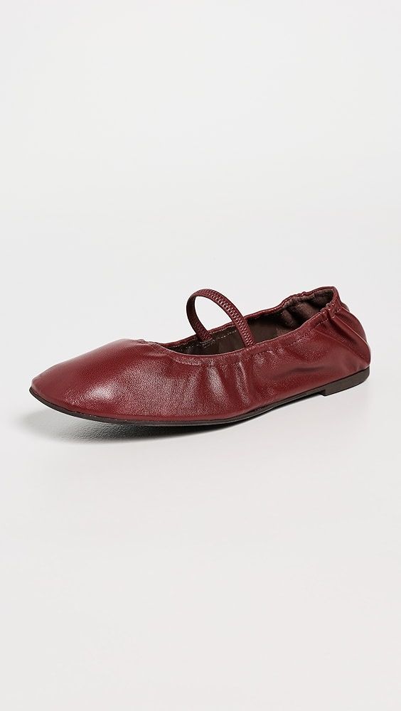 Reformation Buffy Ruched Ballet Flats