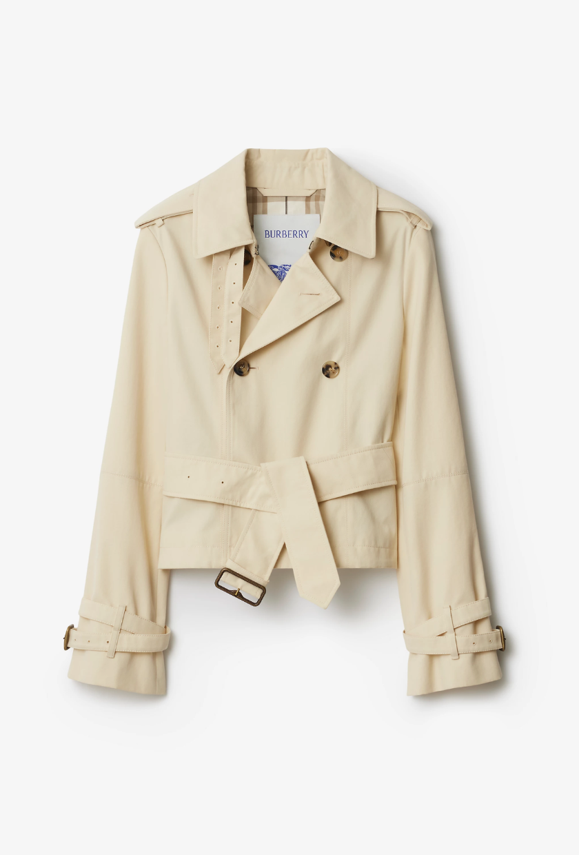 An image of a Burberry trench coat.
