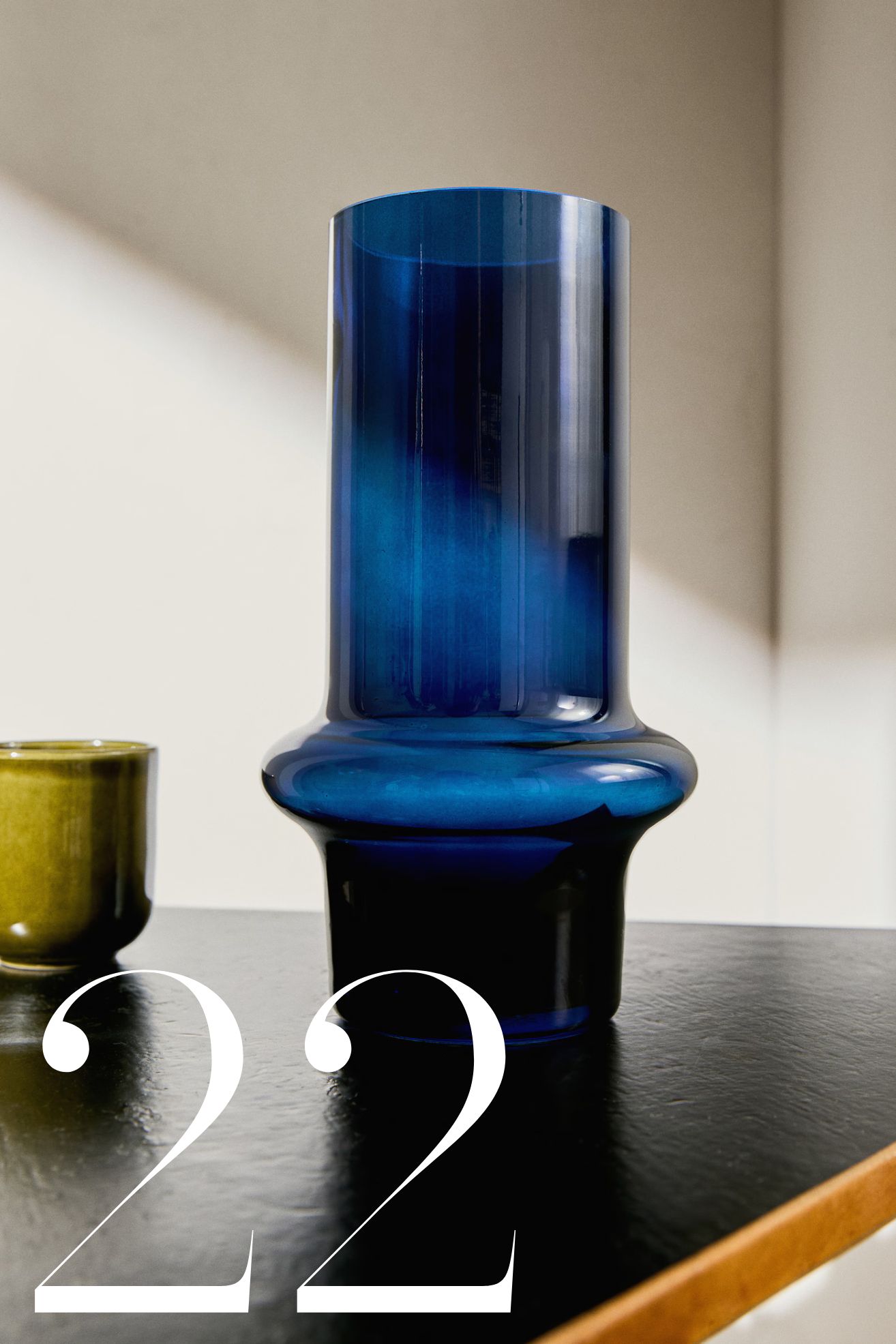 MANGO Home, Cylindrical Glass Vase