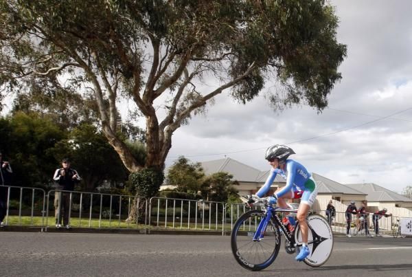Tatiana Guderzo (Italy) was 10th on the day.