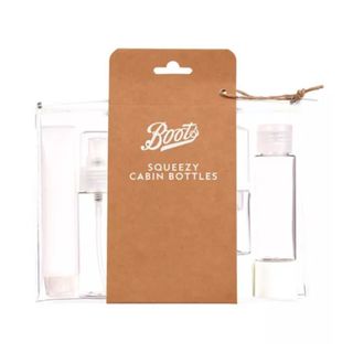 Boots Squeezy Cabin Bottles Set - beauty travel kits