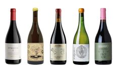 Five bottles of wine