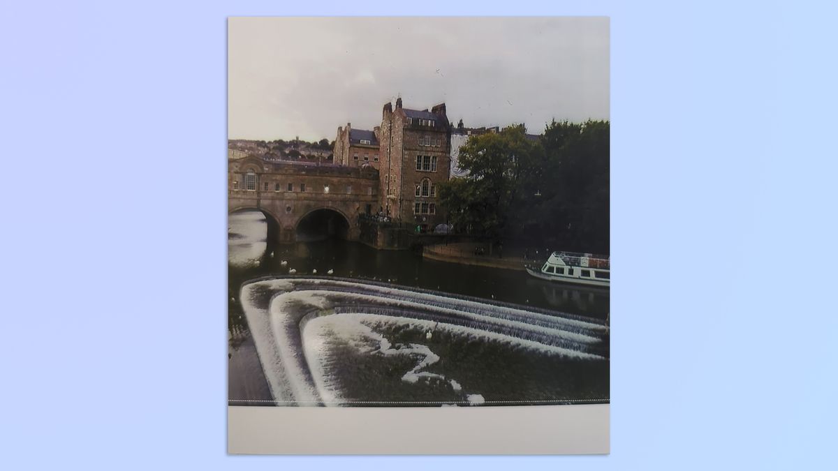 A photo of the river Avon taken on a Kodak Mini Shot 4 Era 2-in-1 instant camera
