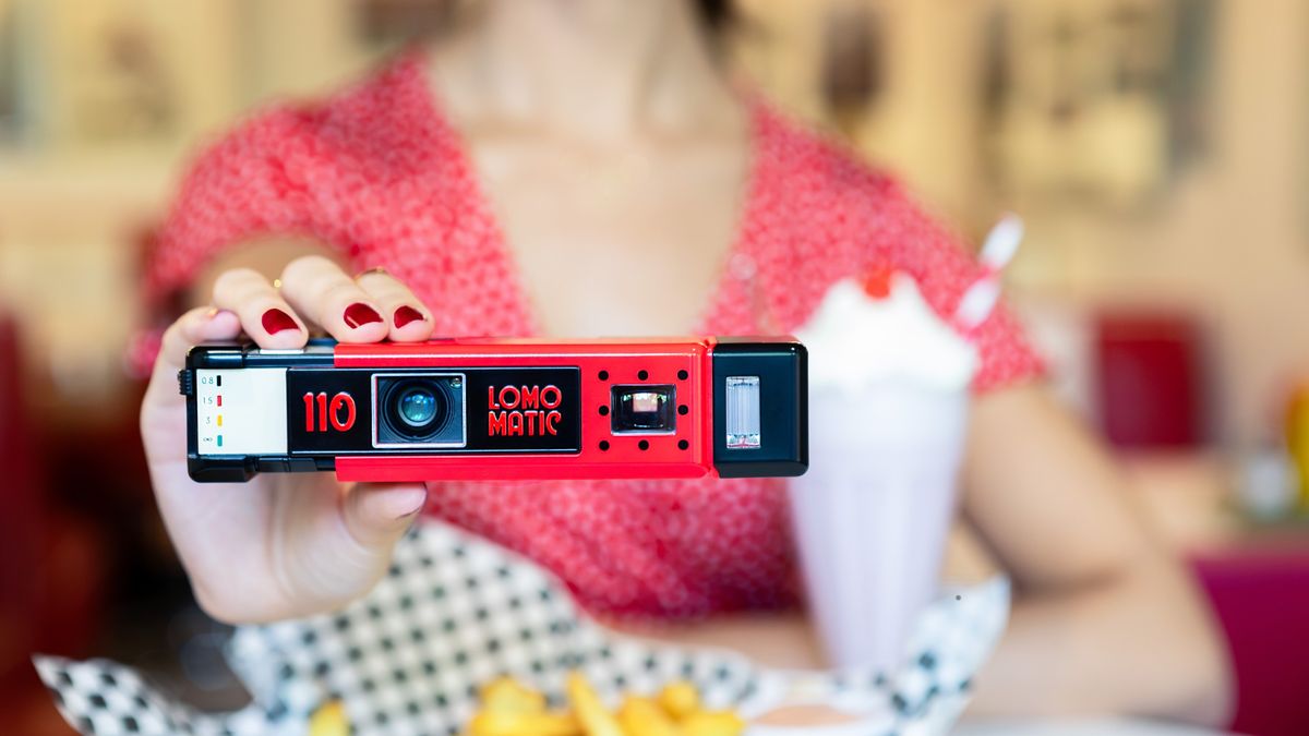 The Lomography Lomomatic 110 Ladybug film camera