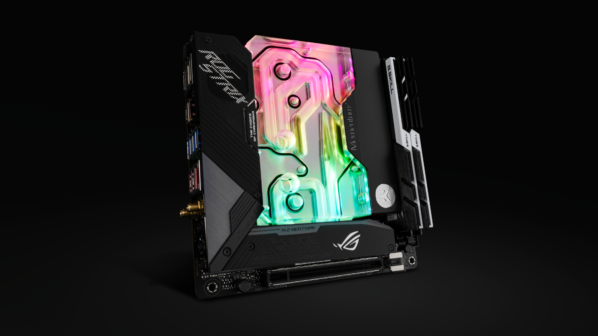 EKWB Covers An ITX Mobo With A Water Block And It Looks Awesome thumbnail