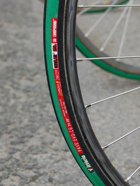Vittoria was clearly one of the favored tires of the day.