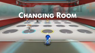 Astro Bot outfits in The Changing Room