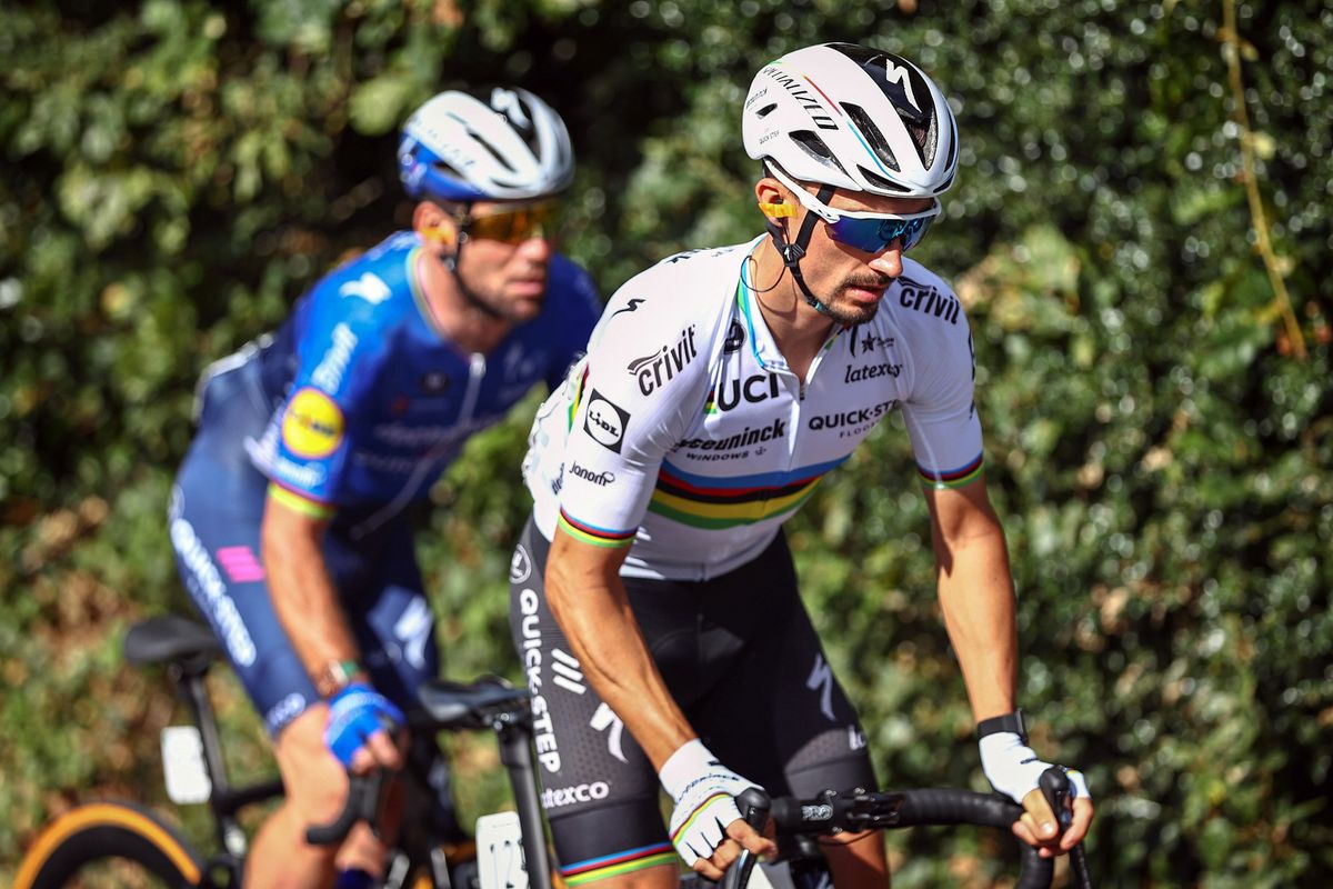 Tour of Britain 2021 - 17th Edition - 4th stage Aberaeron - Great Orme - Llandudno 210 km - 08/09/2021 - Julian Alaphilippe (FRA - Deceuninck - Quick-Step) - photo Alex Whitehead/SWPix/CV/BettiniPhoto&Acirc;&copy;2021