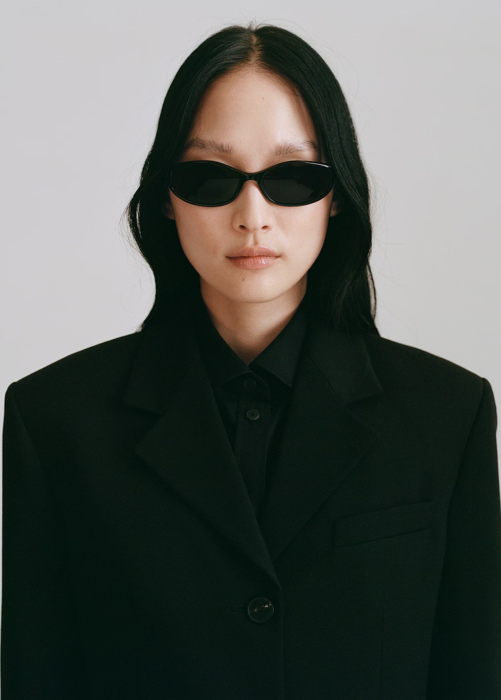 MANGO, Thin-Frame Sunglasses