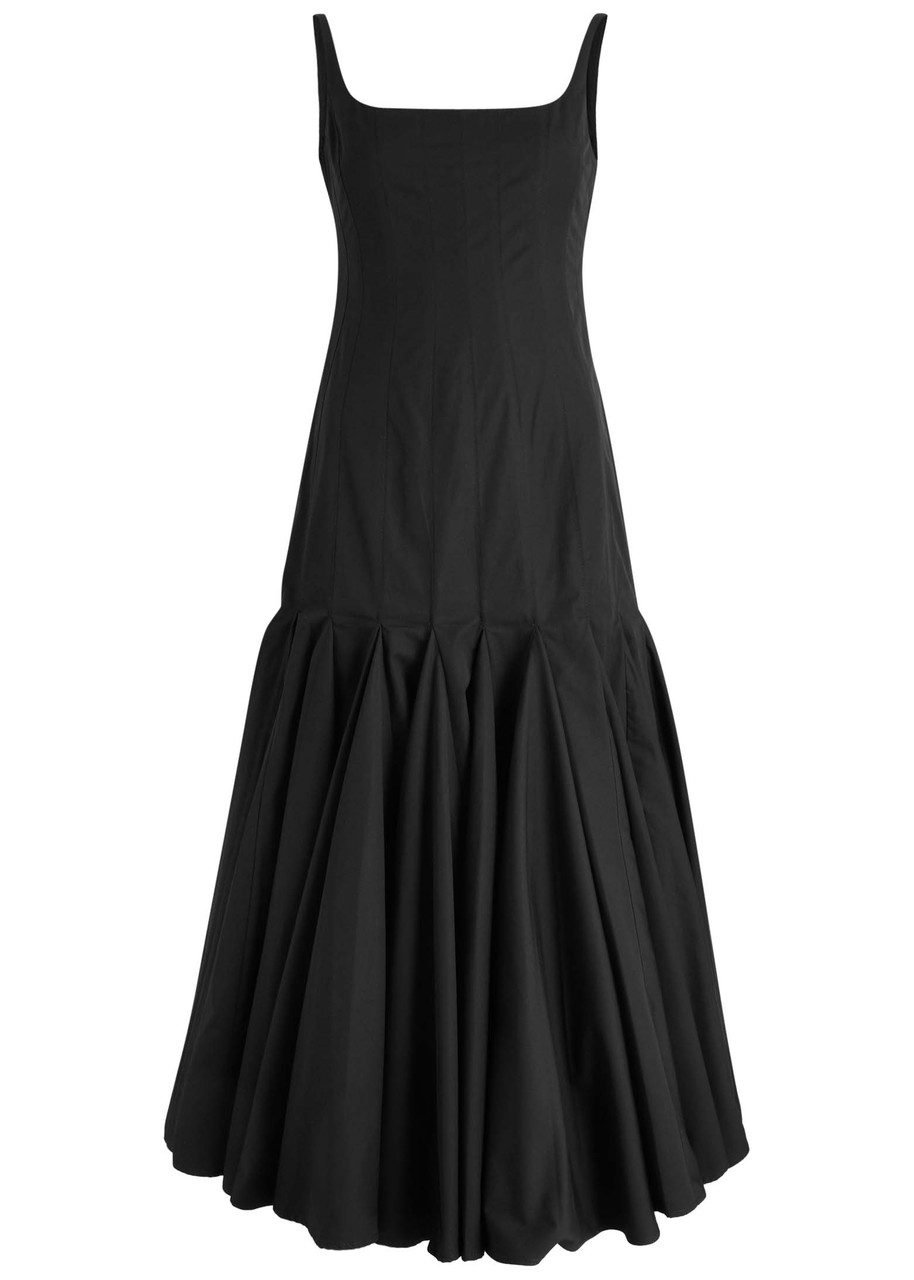 Le Robe Agave Cotton-Poplin Midi Dress