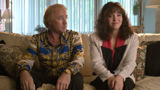 (L-R) Ben Foster and Syndey Sweeney in "Christy" (2025)