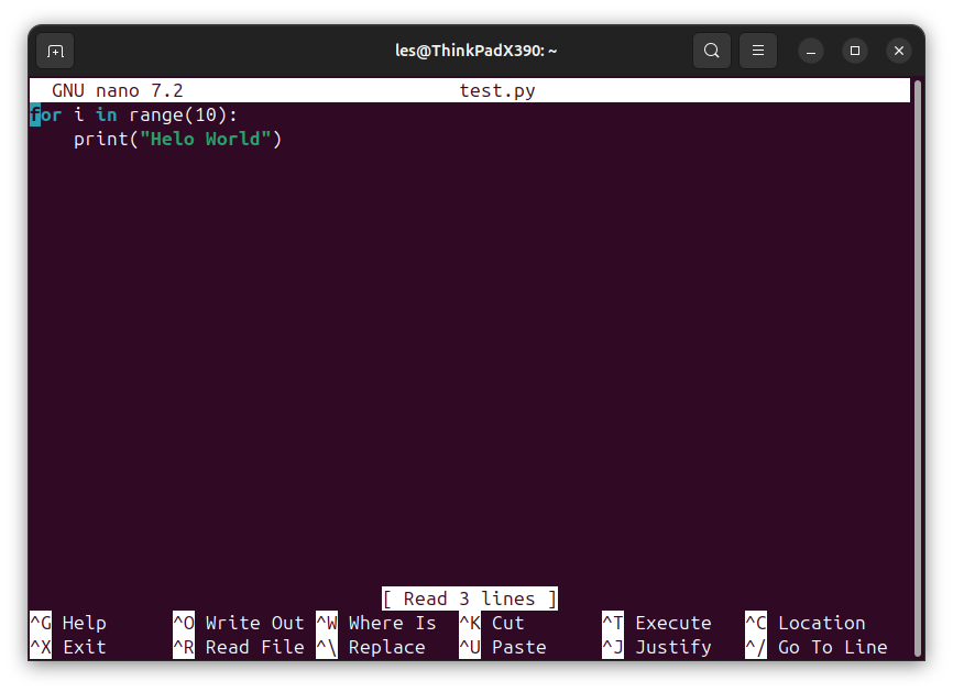Linux Terminal