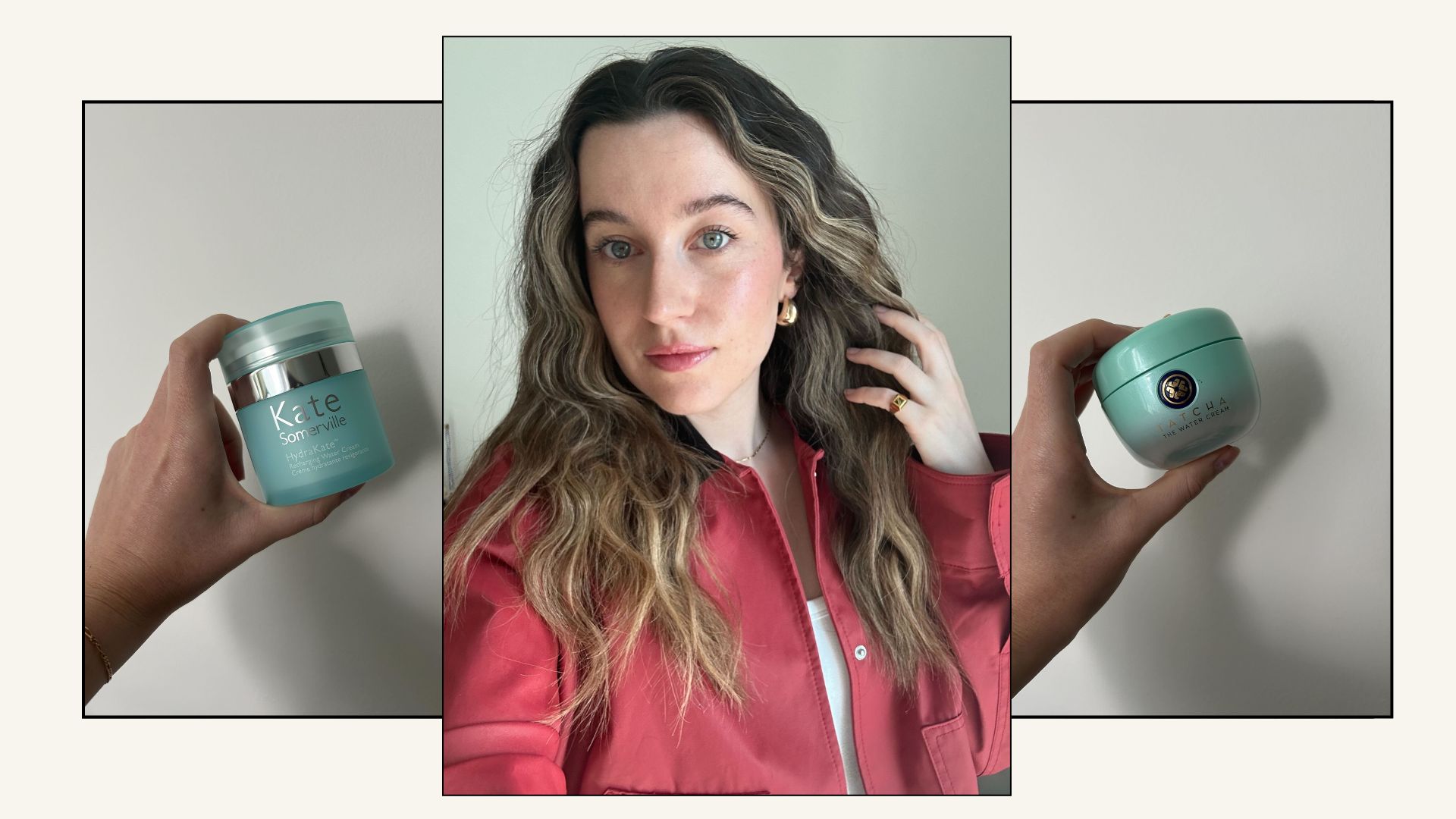 Junior beauty editor Grace Lindsay testing the best oil-free moisturisers