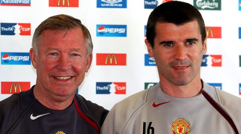 Roy Keane Alex Ferguson