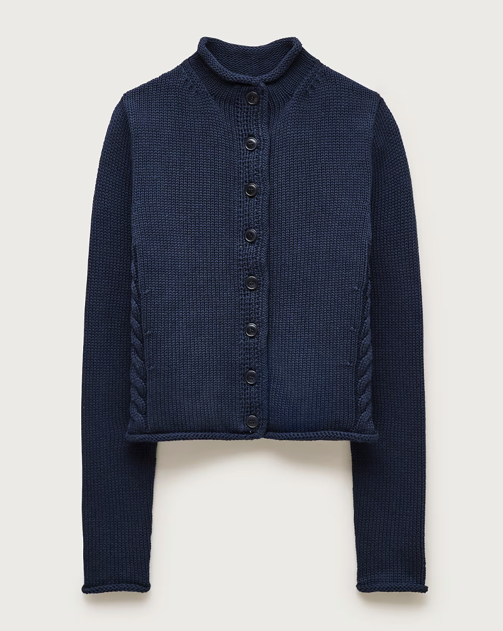 J.Crew, Rollneck Reversible Cardigan