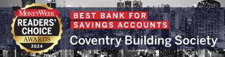 MoneyWeek Readers' Choice Awards Best Bank for Savings Accounts Coventry Building Society