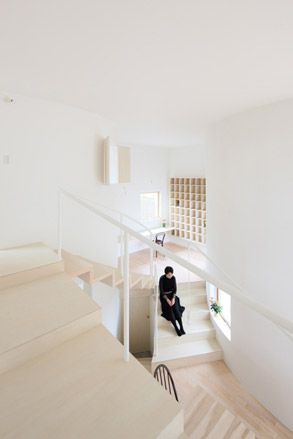 House in Kitakami staircase view