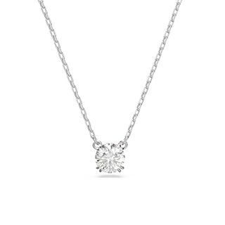 Swarovski Constella Pendant Necklace, White Crystals on a Rhodium Finish Setting, Part of the Constella Collection