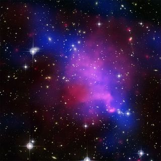 New Mystery of Invisible Matter Generated by Cosmic Collision