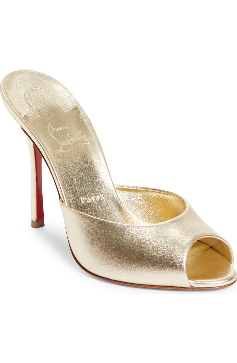 Me Dolly Peep Toe Slide Sandal