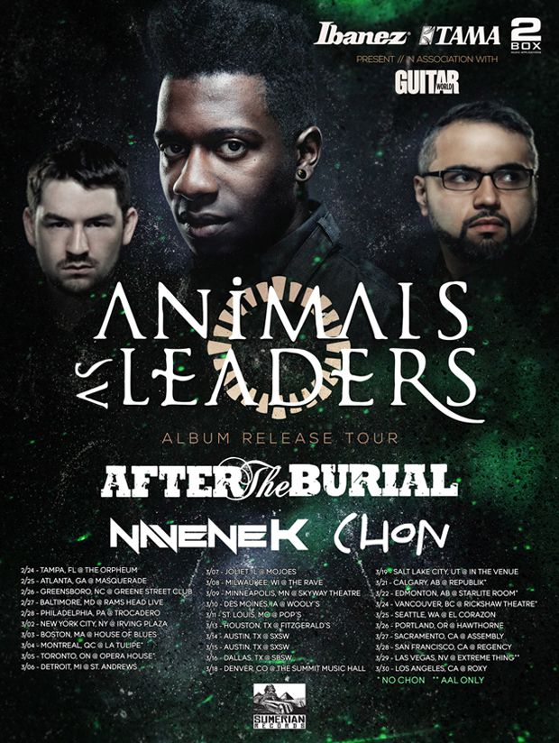 Animals As Leaders Reveal Headlining North American Tour Dates Guitar