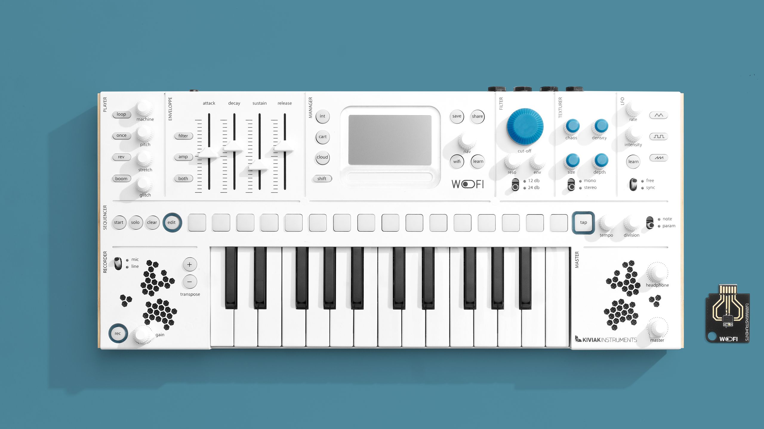 WOFI KIVIAK INSTRUMENTS 37鍵 サンプラー　国内希少機 Kiviak Instruments WoFi, a 