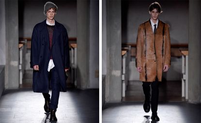 A/W 2015 menswear collection at Pitti Uomo.