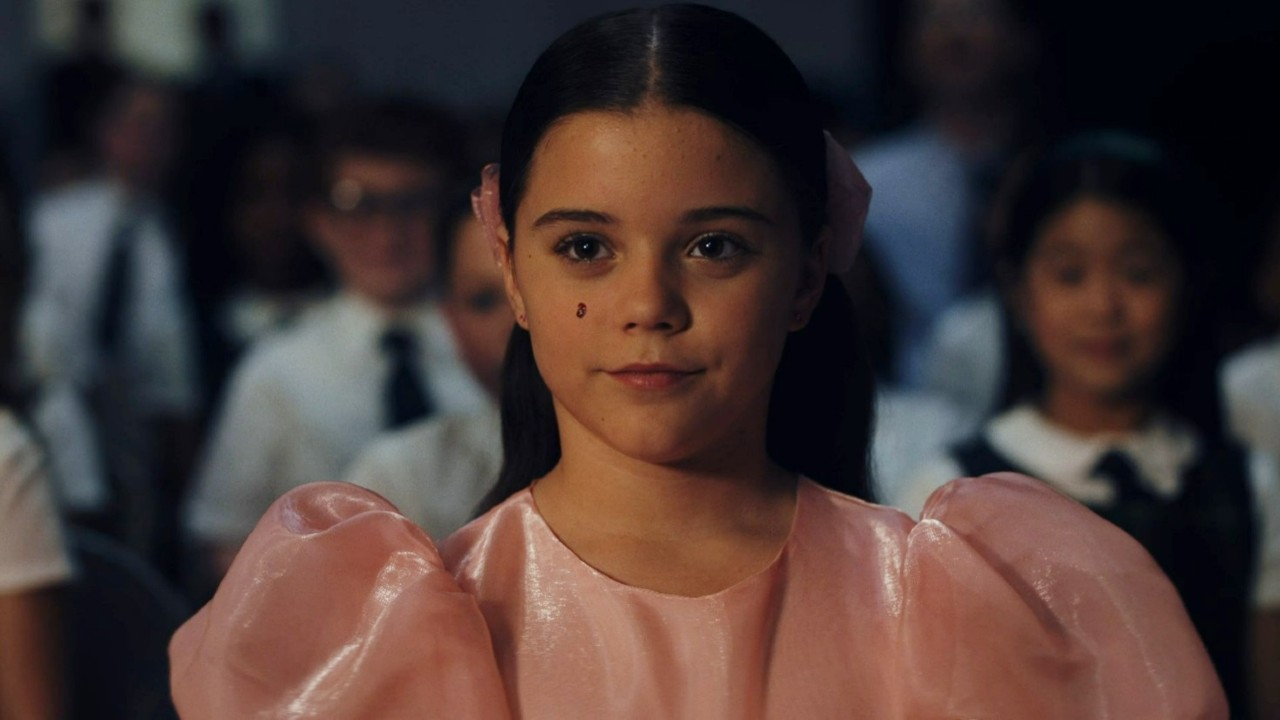 Eva Jade Halford smiling in Poker Face.