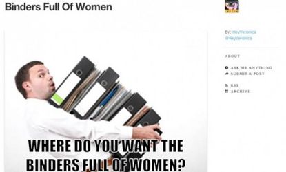 Binders full of women tumblr