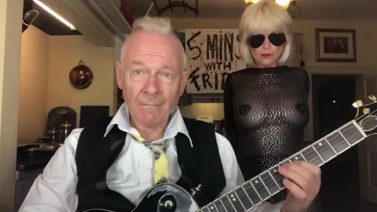 [L-R] Robert Fripp and Toyah Willcox