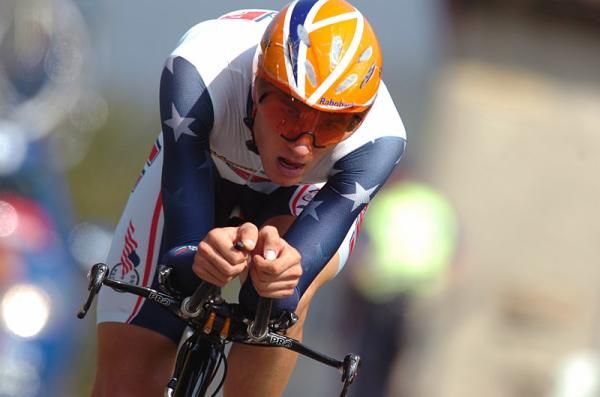 Tejay van Garderen at the 2009 U23 world championship time trial in Mendrisio, Switzerland.