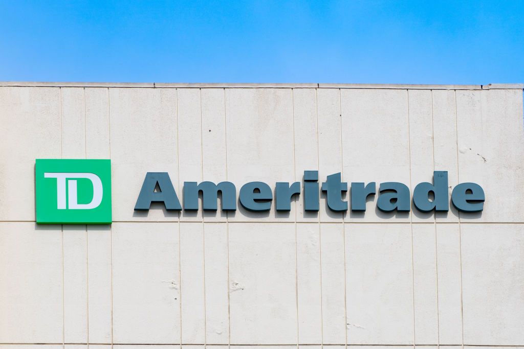 outside of TD Ameritrade building