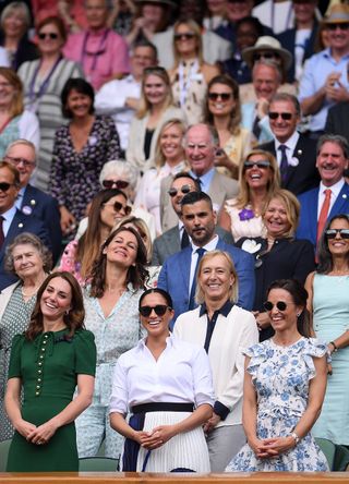 Kate Middleton, Meghan Markle and Pippa Middleton at Wimbledon