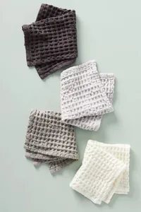 Anthropologie Market Waffle Dishcloths, Set of 4